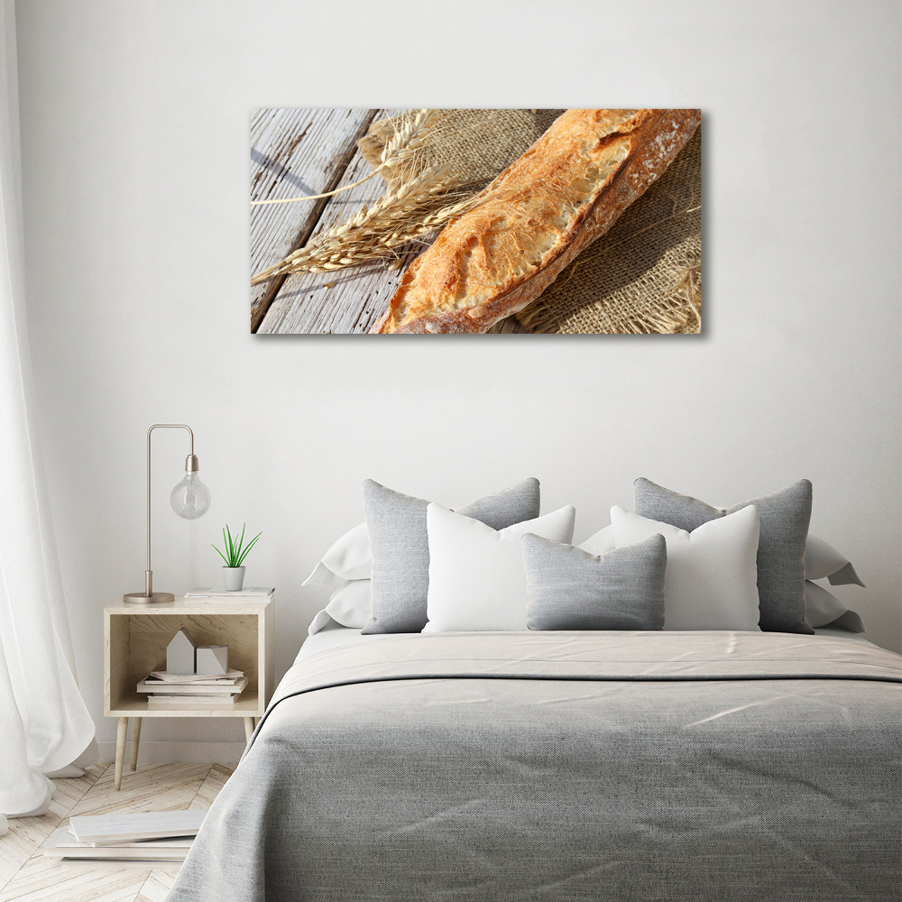 Tableau toile imprimée Baguette fraîche