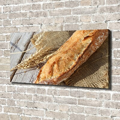 Tableau toile imprimée Baguette fraîche