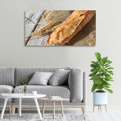 Tableau toile imprimée Baguette fraîche