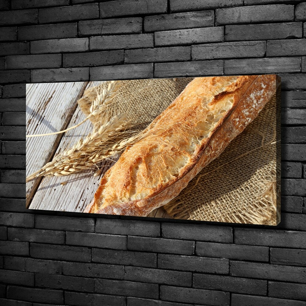 Tableau toile imprimée Baguette fraîche