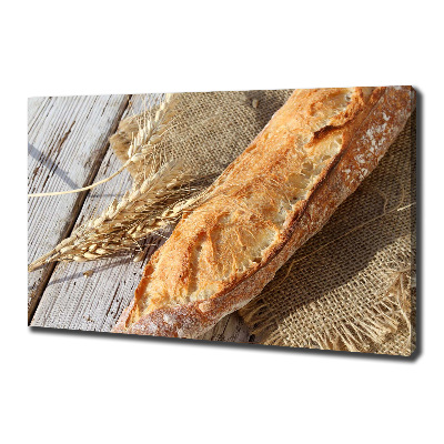 Tableau toile imprimée Baguette fraîche