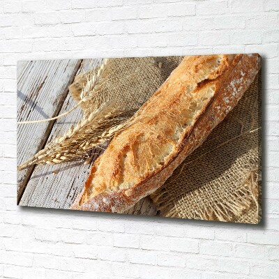 Tableau toile imprimée Baguette fraîche