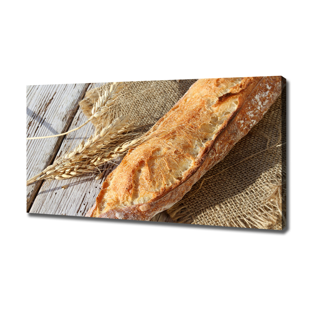 Tableau toile imprimée Baguette fraîche