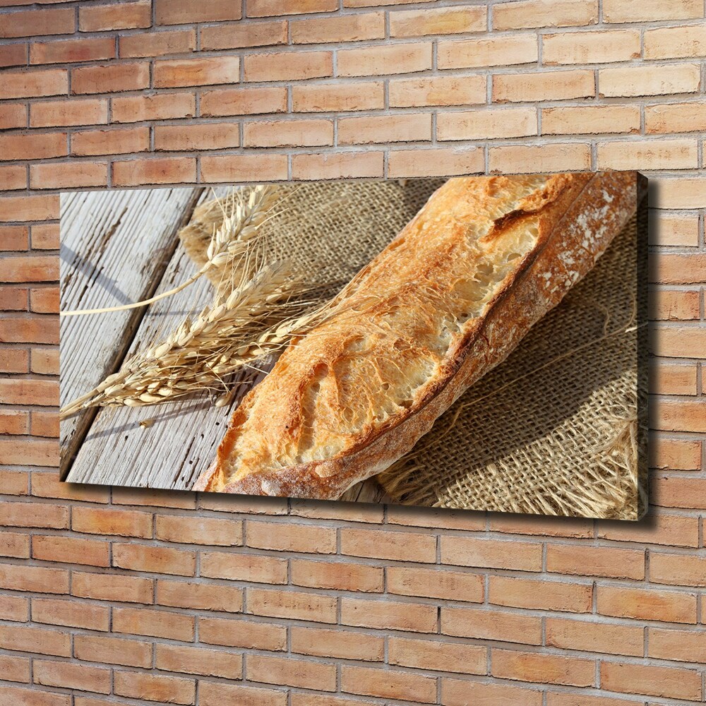 Tableau toile imprimée Baguette fraîche