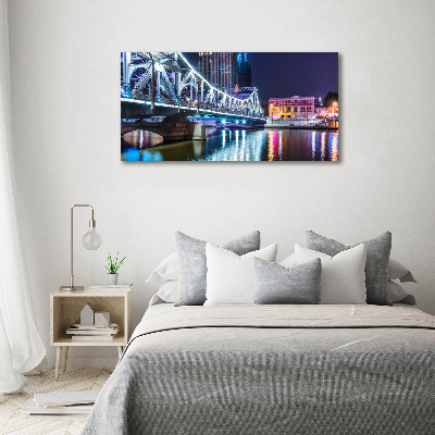 Tableau sur toile Pont de Shanghai