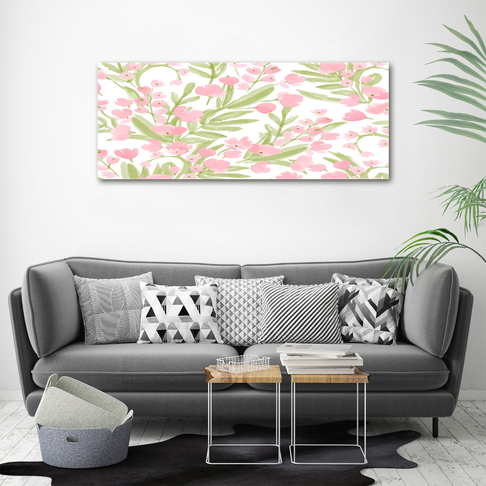 Tableau photo sur toile Design floral