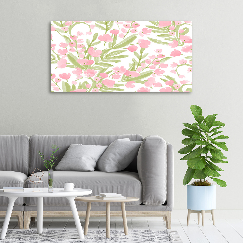 Tableau photo sur toile Design floral