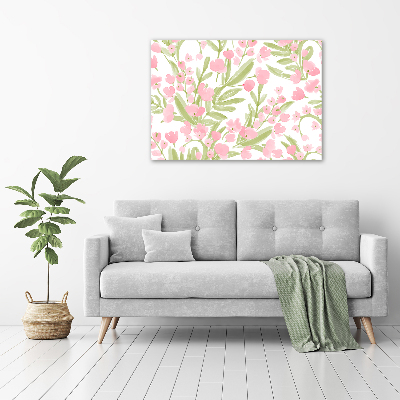 Tableau photo sur toile Design floral