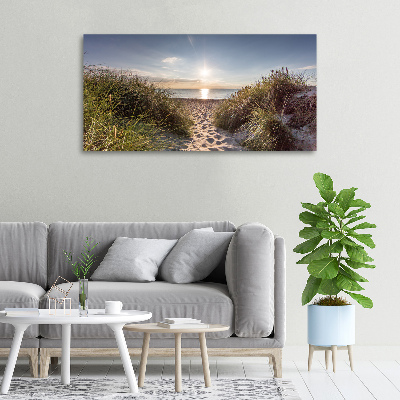 Tableau imprimé sur toile Dunes de bord de mer