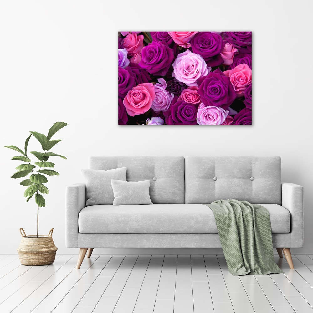 Tableau photo sur toile Roses