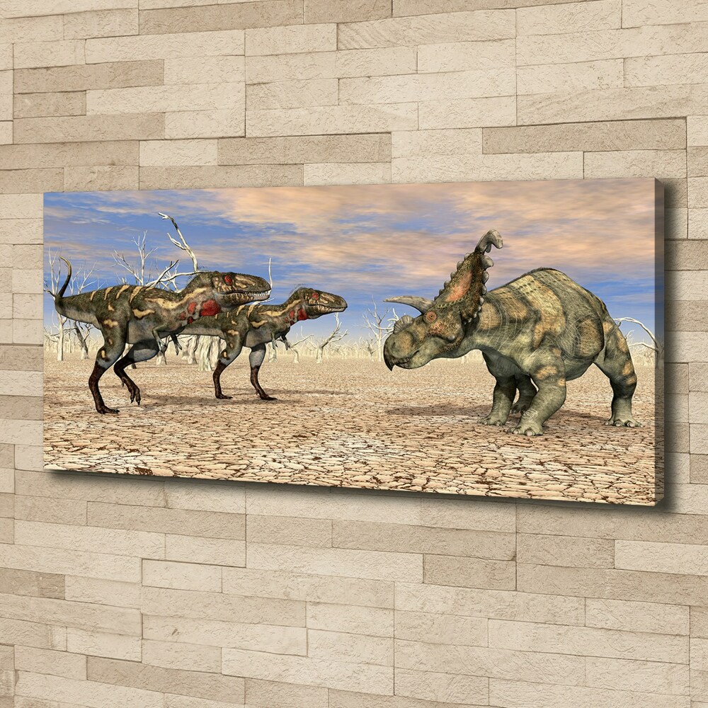 Tableau toile imprimée Dinosaures