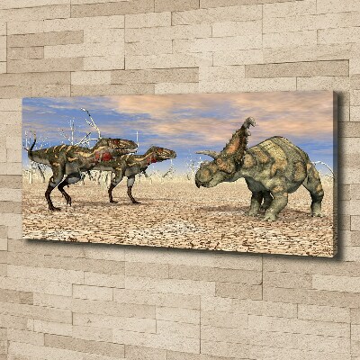 Tableau toile imprimée Dinosaures