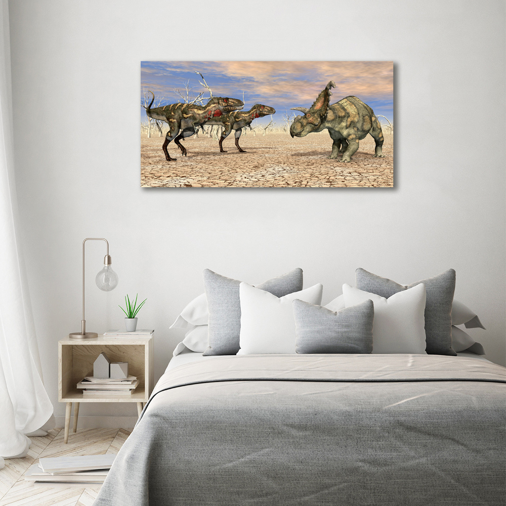 Tableau toile imprimée Dinosaures