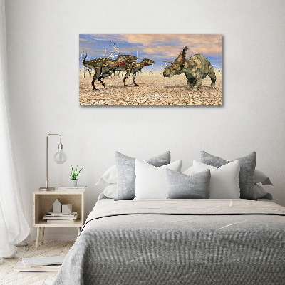 Tableau toile imprimée Dinosaures