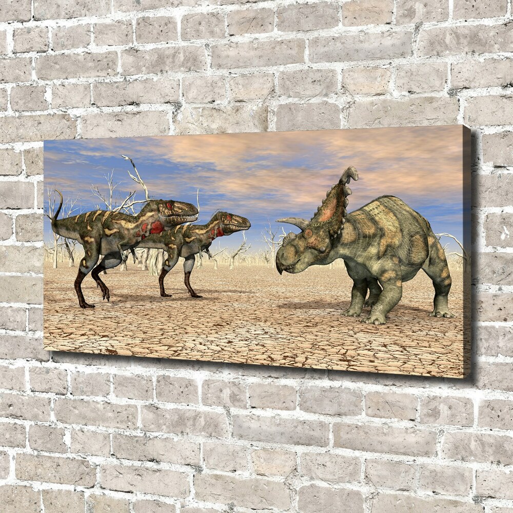 Tableau toile imprimée Dinosaures