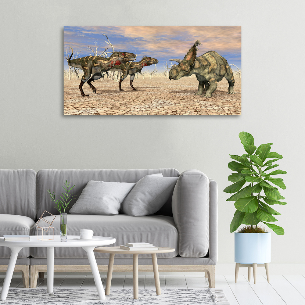 Tableau toile imprimée Dinosaures