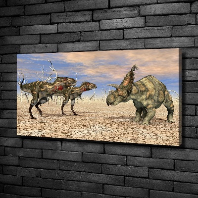 Tableau toile imprimée Dinosaures