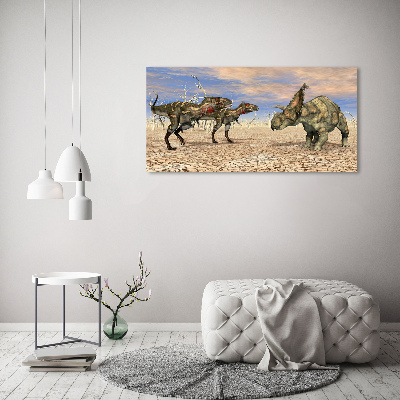 Tableau toile imprimée Dinosaures