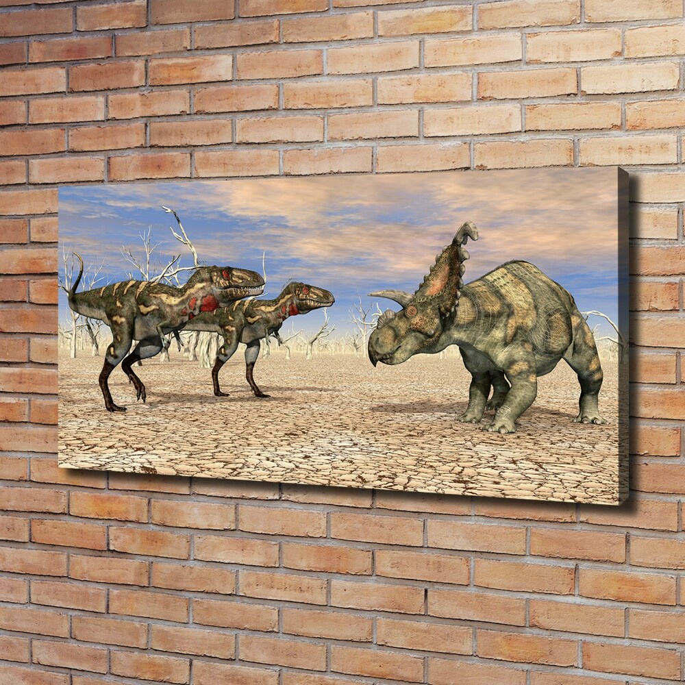 Tableau toile imprimée Dinosaures