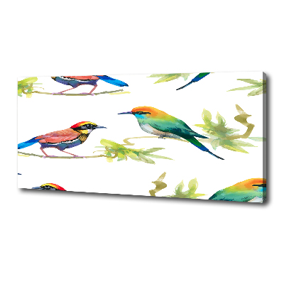 Tableau imprimé sur toile Oiseaux exotiques