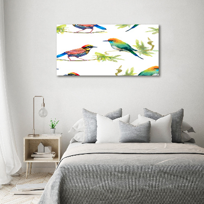 Tableau imprimé sur toile Oiseaux exotiques