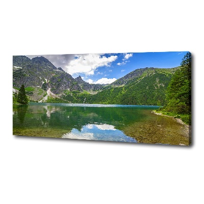 Tableau sur toile Lac Morskie Oko Tatry