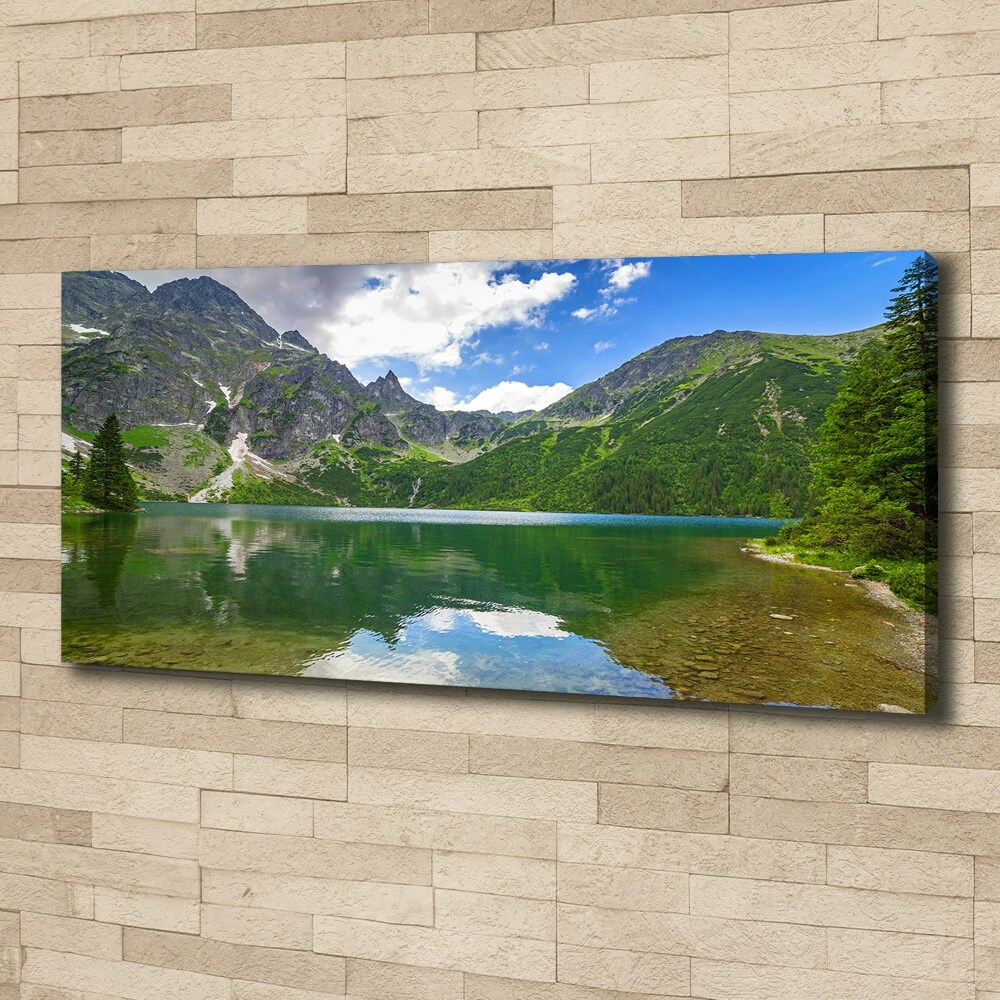 Tableau sur toile Lac Morskie Oko Tatry