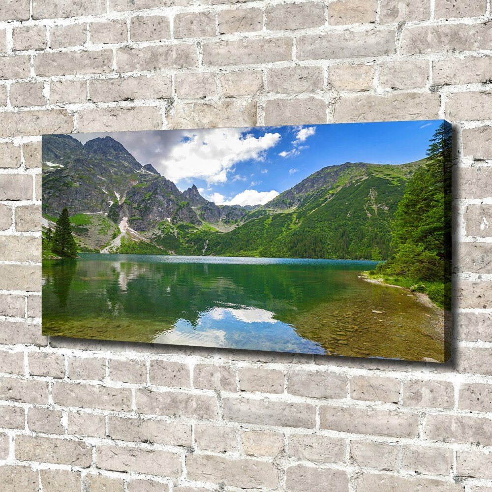 Tableau sur toile Lac Morskie Oko Tatry