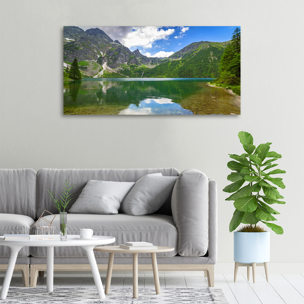 Tableau sur toile Lac Morskie Oko Tatry