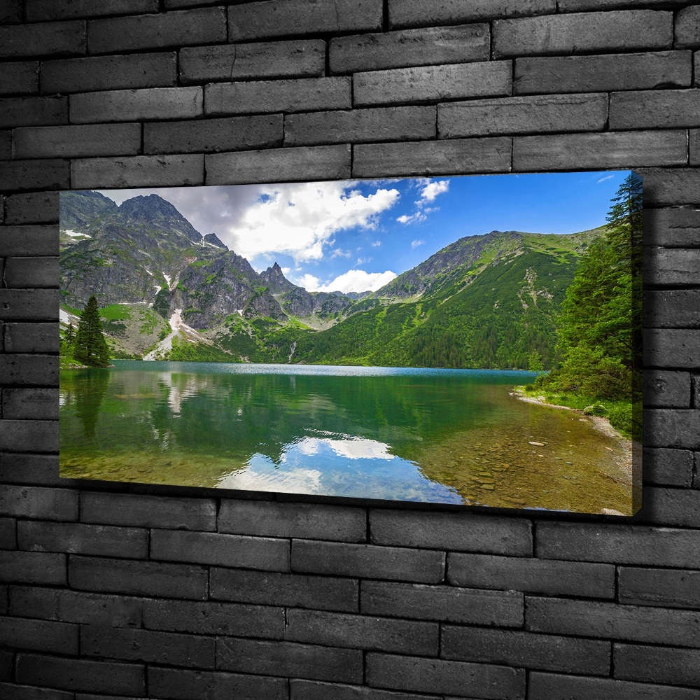 Tableau sur toile Lac Morskie Oko Tatry