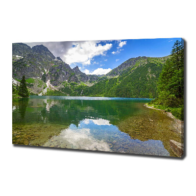 Tableau sur toile Lac Morskie Oko Tatry