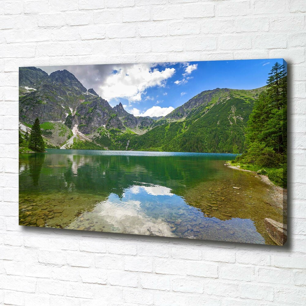 Tableau sur toile Lac Morskie Oko Tatry