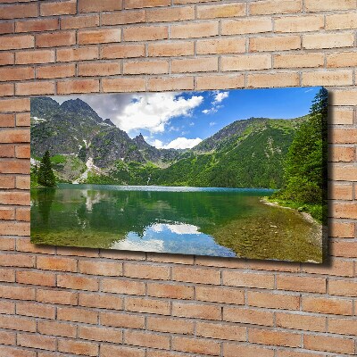 Tableau sur toile Lac Morskie Oko Tatry