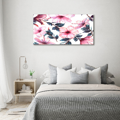 Tableau sur toile Fleurs d'hibiscus