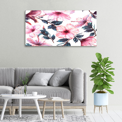 Tableau sur toile Fleurs d'hibiscus