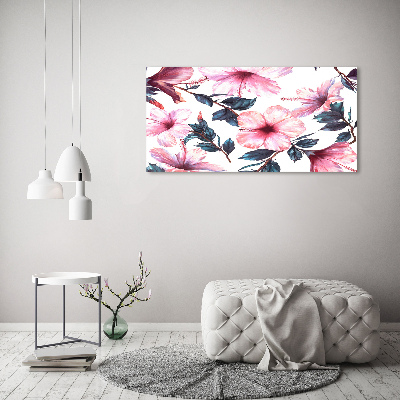 Tableau sur toile Fleurs d'hibiscus