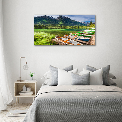 Tableau photo sur toile Bateaux sur un lac