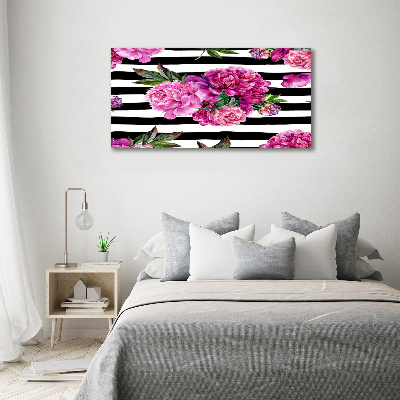 Tableau imprimé sur toile Pivointes roses