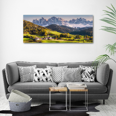 Tableau imprimé sur toile Panorama d'une montagne