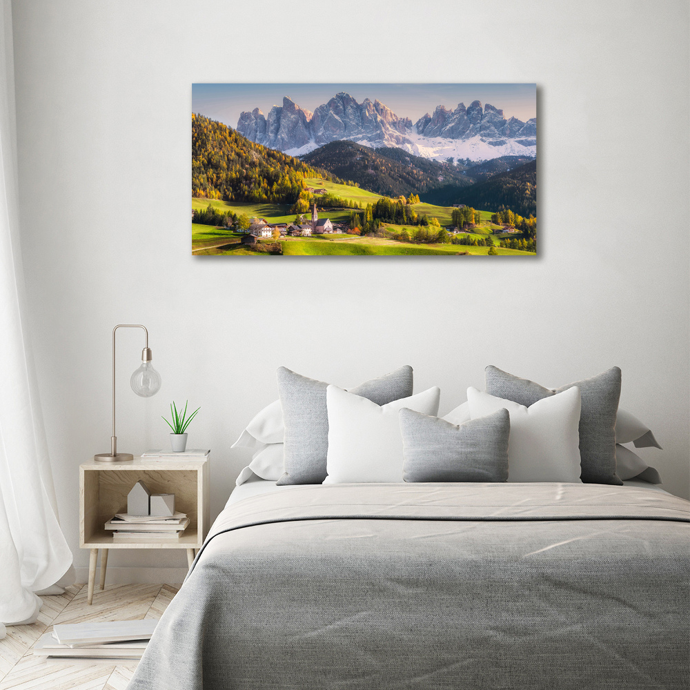 Tableau imprimé sur toile Panorama d'une montagne