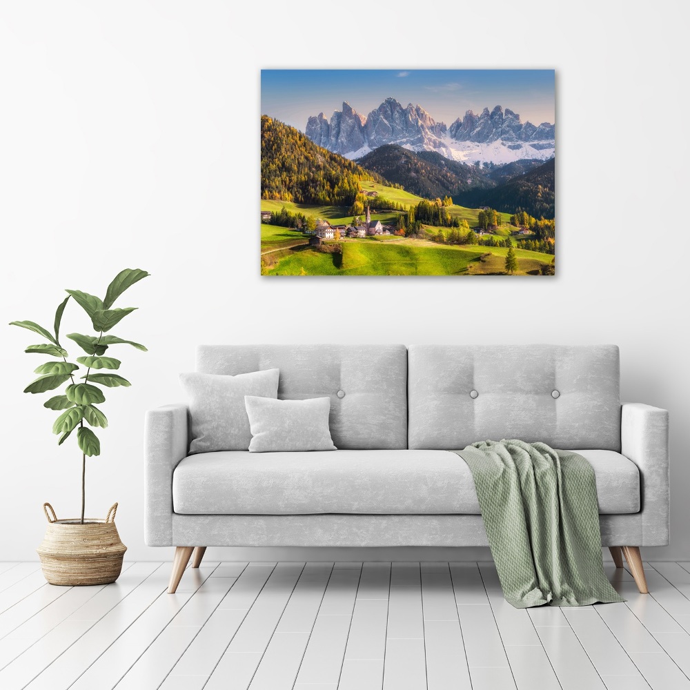 Tableau imprimé sur toile Panorama d'une montagne