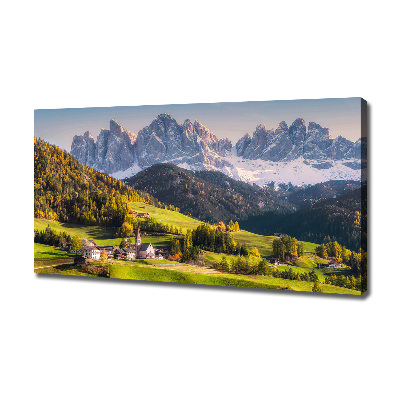 Tableau imprimé sur toile Panorama d'une montagne