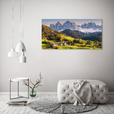 Tableau imprimé sur toile Panorama d'une montagne