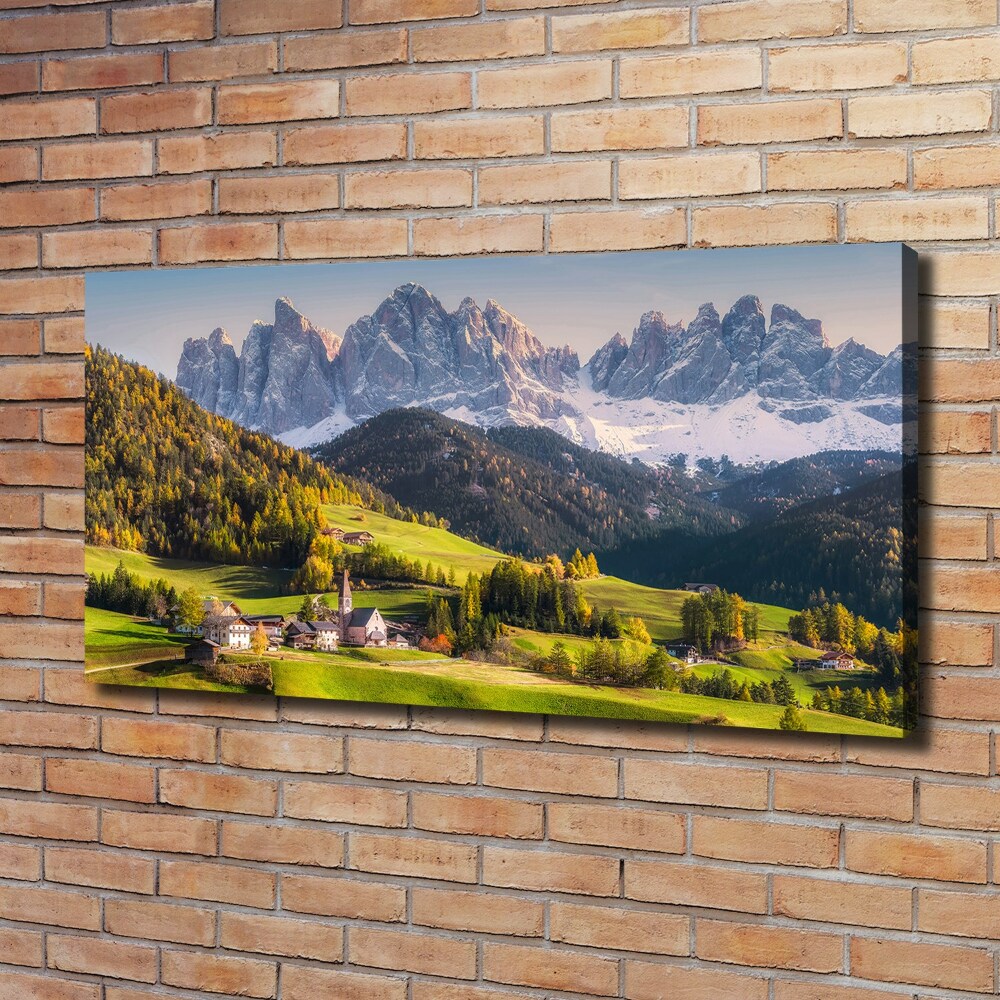 Tableau imprimé sur toile Panorama d'une montagne