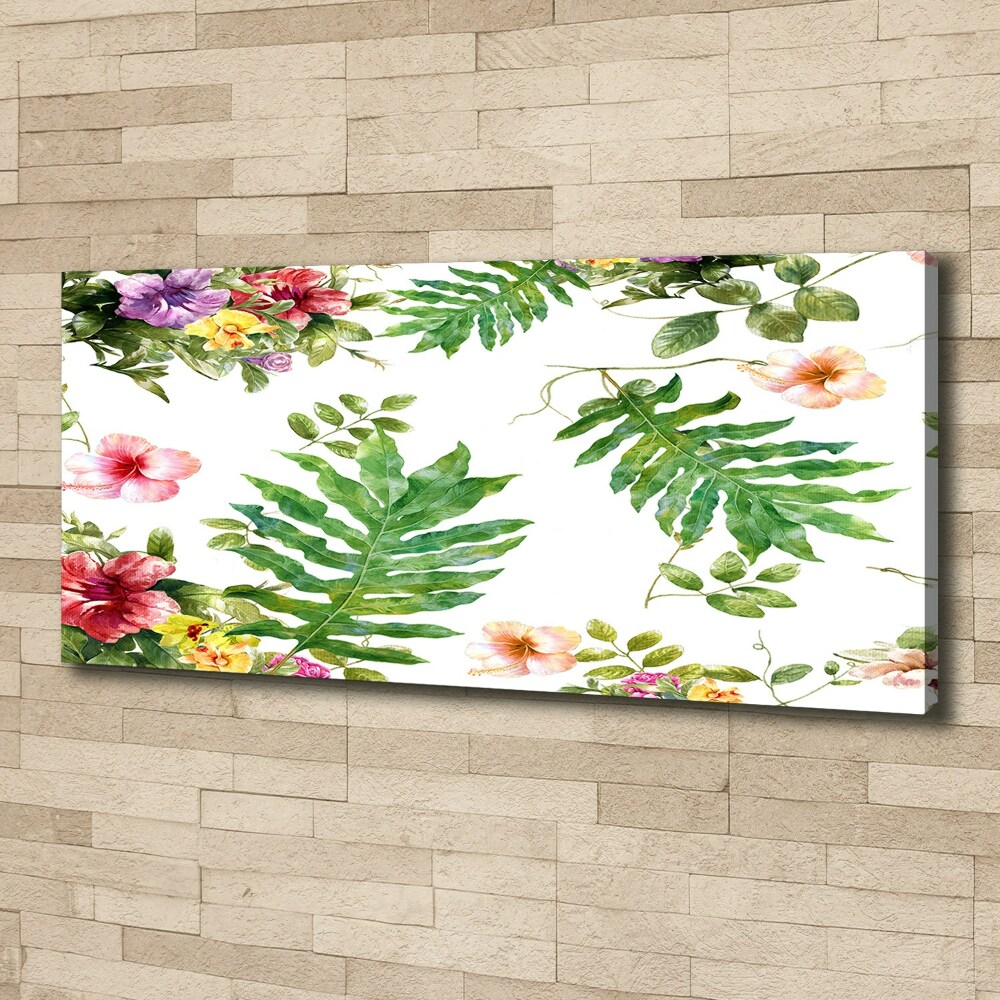 Tableau sur toile Design floral