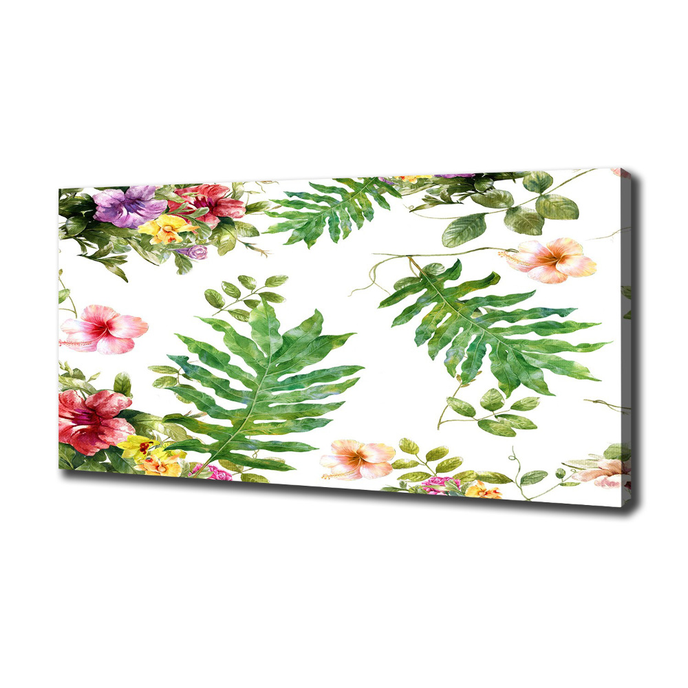 Tableau sur toile Design floral