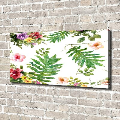 Tableau sur toile Design floral