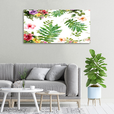 Tableau sur toile Design floral