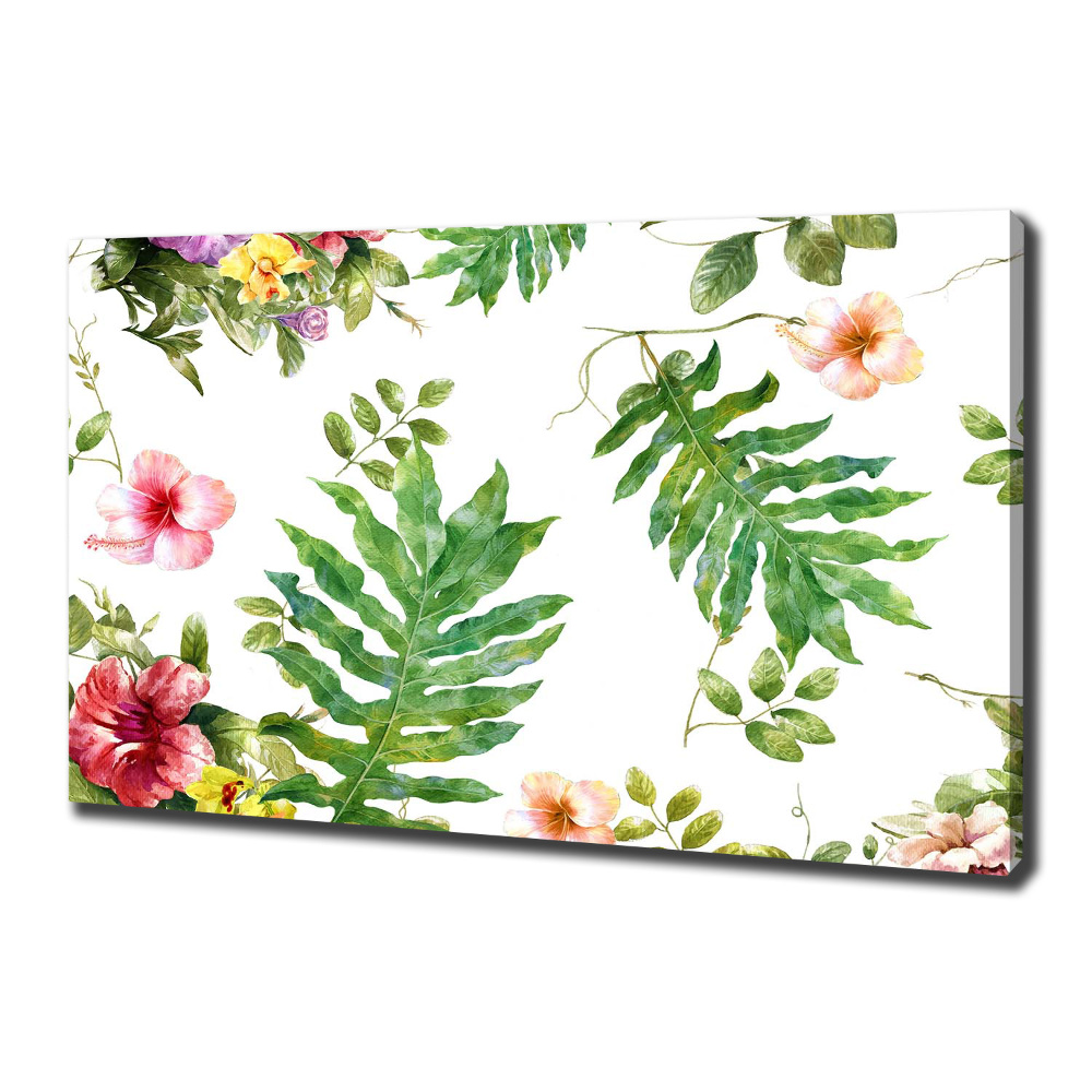 Tableau sur toile Design floral