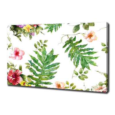 Tableau sur toile Design floral